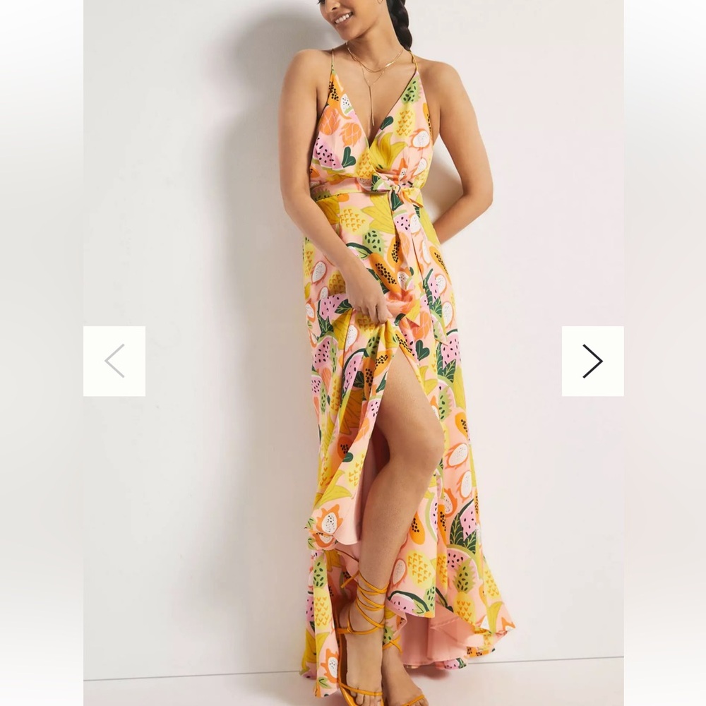 Anthropologie Hutch High-Low Wrap Dress
